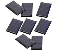 Paneles Solares Pequeños, Mini Paneles Solares de Células Fotovoltaicas Cargador 8pcs 30 MA 5V Mini Células Panel Solar Cargador para Teléfono Solar