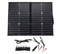 Paneles solares portátiles resistentes a la intemperie, diseño plegable para facilitar el transporte, tomas USB de carga rápida para una recarga