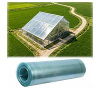 Paneles transparentes para invernadero, láminas de techo con aislamiento térmico para jardín, terrazas y techos (1 x 10 m)
