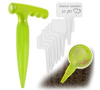 panemy 1 pieza de Plantador de Bulbos, Plantador de Bulbos de Flores con Medidas, Plantador de Cebollas, Herramientas para Plantar Bulbos de Jardín para Plantar Flores, Cebollas y Plántulas (Jardin-B)