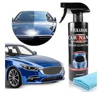 panemy Pulimento Coche Reparador de Arañazos, Pulidora Coche 500ml, Cera Coche Abrillantador Carrocería, Brillo Intenso y Restauración de Pintura, Nano Tratamiento Ceramico Coche Spray +Bayeta Premium