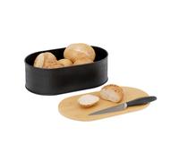 Panera Almacenamiento de pan Caja para pan Recipiente con tabla de cortar