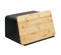 Panera con tapa de bambú Kubo, negro