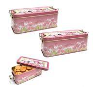 Panera,Paneras para Guardar el Pan Diseño Retro a Prueba de Fugas Resistente,Bread Box Resistente al Calor y Duradera con Tapa para Galletas,Pan,Panecillos y Pasteles,2 Piezas,16 × 6 × 6 cm.