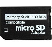 Panesar Adaptador de tarjeta de memoria Micro SD a Memory Stick Pro Duo para Sony PSP - Tarjeta microSD/TF a MS PRO Duo Converter compatible con PlayStation Portable, Cybershot Camera y Handycam