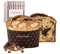 Panettone Antonella Ferrero Chocolate con Avellanas XXL 1200 gr | Panetone Artesano Choco y Avellana Sin Conservantes Ni Colorantes | Dulce Navideño Elaborado con Masa Madre | Receta Tradicional