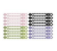 PANFHGFG 1 Juego de enrollador de Cables de Silicona Reutilizable, ventosas montadas en la Pared, Bridas para Cables para organización y Almacenamiento de Cables, Organizador de Cables de Silicona