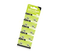 PANFHGFG 10 Pilas alcalinas AG1 de 1, 55 V, 15 mAh, LR621 LR60 SR621SW SR60 SR60L SR60 L621, Pilas de botón para Reloj, Juguete, Dispositivo electrónico