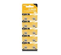 PANFHGFG 10 Pilas de botón AG4 LR626 de 1, 5 V Pilas alcalinas de botón para Relojes de Juguete y más reemplazo de Pilas de Reloj AG4 / LR66 / 177 / GP77A / 377