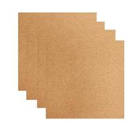PANFHGFG 4 Piezas 300X300mm Hoja de Tablero de Corcho Cuadrado Gabinete Resistente Calor Proyecto de Elaboración de Protectora para Impresora H2D Hoja de Corcho de Grabado