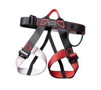 PANFHGFG Arnés ergonómico para equipo de montañismo, cintura acolchada, soportes, suspensión segura, arnés profesional para escalada en roca, ajustable para aventuras aire