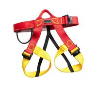 PANFHGFG Arnés ergonómico para equipo de montañismo, cintura acolchada, soportes, suspensión segura, arnés profesional para escalada en roca, ajustable para aventuras aire