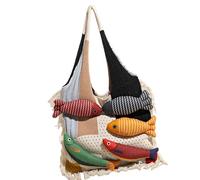 PANFHGFG Bolso de viaje de punto espacioso con diseño de caprichoso para mujer, elegante bolso de trabajo, bolso de viaje esencial de poliéster, Multifwork