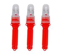 PANFHGFG Dispositivo de luz Intermitente de posicionamiento, lámpara de señales Marinas, Red de Pesca, luz de Advertencia, lámpara de Pesca para Barcos, 3 uds
