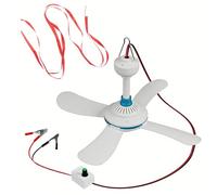 PANFHGFG Fan colgante portátil ligera DC12V-85V de 5W accionada, 430CM