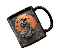 PANFHGFG Festival Brujas Tazas de cerámica Bebidas de Halloween Taza de Brujas de Halloween para café Té Entusiastas del chocolate caliente Bebidas de fiesta
