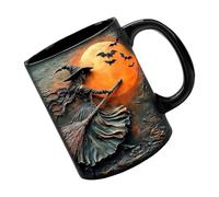PANFHGFG Festival Brujas Tazas de cerámica Bebidas de Halloween Taza de Brujas de Halloween para café Té Entusiastas del chocolate caliente Bebidas de fiesta