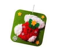 PANFHGFG Juguete Artesanal de Costura de decoración, Christmas Stockings | de festival hecho a mano de tela no tejida, actividad educativa para reunión familiar, decoración del hogar