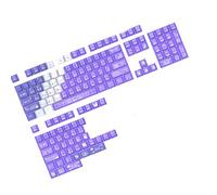 PANFHGFG Leyendas Laterales Impresas por sublimación de de, Purple | Teclas de colores Impresión lateral sublimada de de durabilidad para teclados 84 / 96 / 98 / 100 de tecla