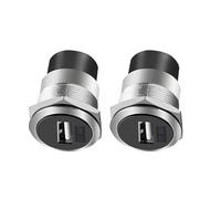 PANFHGFG Módulo de Panel USB3.0 de 22 mm, Conector de Rosca Circular USB2.0 / USB3.0 de Metal, instalación Segura de Panel para Uso Industrial