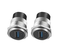 PANFHGFG Módulo de Panel USB3.0 de 22 mm, Conector de Rosca Circular USB2.0 / USB3.0 de Metal, instalación Segura de Panel para Uso Industrial