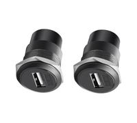 PANFHGFG Módulo de Panel USB3.0 de 22 mm, Conector de Rosca Circular USB2.0 / USB3.0 de Metal, instalación Segura de Panel para Uso Industrial