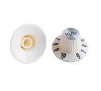 PANFHGFG Perilla de Efecto de Guitarra Profesional de, of White VOLUM, of White VOLUM