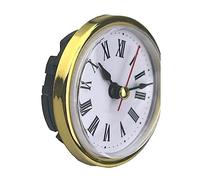 PANFHGFG QualitysClassic Reloj de cuarzo para manualidades, movimiento redondo, cabeza de reloj, inserto pequeño para sala de estar, reparación del hogar, cuarzos, accesorios, accesorios redondos