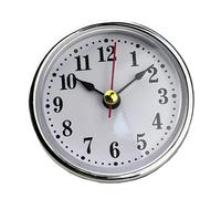 PANFHGFG Reloj en Miniatura con Movimientos Redondos de inserción, 2-1/2, 65mm de diámetro, Cabeza de Reloj, números arábigos, Manualidades para Movimientos del hogar