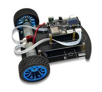 PANFHGFG Tablero de programación de automóviles Robot con construcción | Diseño a prueba de golpes con carcasa de lenguaje para creación de prototipos e ingeniería robótica