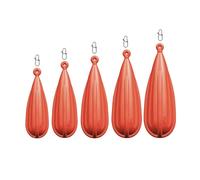 PANFHGFG Tapón de práctica de Pesca para niños, tapón de fundición Compacto Resistente Desgaste, cebos de PVC Blando, Accesorios de Pesca de fundición, Herramientas de Diferentes Pesos, 5/6 Uds