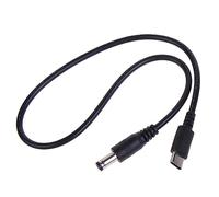 PANFHGFG UsbC TypeC a DC5.5x2.1mm 9V 12V 15V 20V PD Disparador convertidor de Cable de alimentación línea adaptadora para monitores LCD Radiodifusión