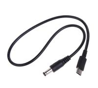 PANFHGFG UsbC TypeC a DC5.5x2.1mm 9V 12V 15V 20V PD Disparador convertidor de Cable de alimentación línea adaptadora para monitores LCD Radiodifusión