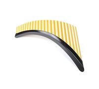 Panflute 22 Tubos Material Plástico ABS G Key Panpipes Instrumentos Musicales Pan Xiao Flauta Con Bolsa (Color : Golden Left Hand)