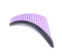 Panflute 22 Tubos Material Plástico ABS G Key Panpipes Instrumentos Musicales Pan Xiao Flauta Con Bolsa (Color : Purple Left Hand)