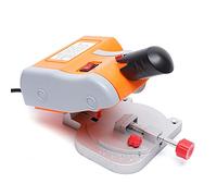 panfudongk Minisierra de mesa con sierra de mesa y sierra ingletadora con sierra de mesa de precisión, hoja de acero de alta velocidad, 7800 rpm, 220 V, ligera y portátil