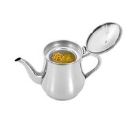 panfudongk Separador de grasa de acero inoxidable de 1,36 l, separador de aceite de cocina con filtro, separador de aceite para cocinar, jarra de grasa con tapa, para aceite de cocina, aceite de coco