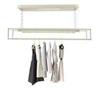panfudongk Tendedero Secador de ropa Tendedero Torre Tendedero Bañera Tendedero Ahorro de espacio Mini Tendedero Tendedero Estrecho Secador eléctrico de montaje en techo (Blanco)