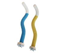 PANGBOER 2 piezas de percas para loros, jaula de juguete de entrenamiento para loros, jaula de juguete de cuerda de algodón para ejercicio y entrenamiento de ramas