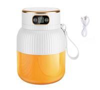 PANGBOER Amigable exprimidor de 600 ml recargable por USB, vaso mezclador para zumos y batidos, práctico aparato de cocina, exprimidor recargable por USB