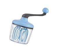PANGBOER Batidor de huevos manual portátil con diseños giratorios, herramienta de mezcla de cocina, textura para mezclar y hornear fácilmente