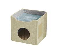 PANGBOER Cama Cueva para Gatos cálida para Interiores, Camas escondidas de Dibujos Animados, casa de campaña para Cachorros, Perros pequeños, Cama cálida con Base Antideslizante para Exteriores