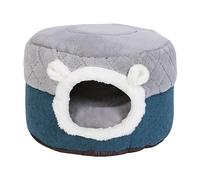 PANGBOER Cama de felpa para gatos, cálida para gatos, mascotas, gatitos, hábitat, suave, para cuatro estaciones, para casa de perros pequeños, tamaño interior