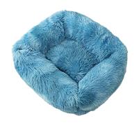 PANGBOER Cama para perro, nido peludo para cachorros pequeños, gatitos, canasta para perros con funda gruesa, sofá multicolor