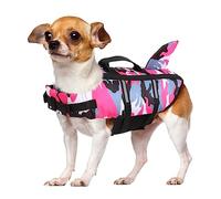 PANGBOER Chaleco salvavidas para perro, cinturón ajustable con asa para piscina, ropa ajustable para perro, piscina