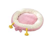 PANGBOER Cómoda Cama de Viaje para Mascotas para Interiores y Exteriores, Felpa, cálido Lugar de Descanso, cojín para Dormir para Perros pequeños y Gatos, Cama de Felpa para Mascotas