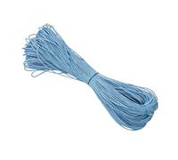 PANGBOER Cordón de algodón encerado natural de 1 mm Cordón largo de 65, 61 metros para pulseras hechas a mano collares creación joyas tejido cable fácil