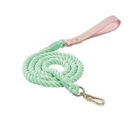 PANGBOER Correa de perro tejida de 120 cm / 150 cm a juego con cuerda de tracción para gatitos, correa para caminar para mascotas pequeñas, antiescape, para cuello de cachorro