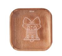 PANGBOER Cortador de galletas de Navidad con sello 3D, herramientas de decoración de galletas, campanas, fondant, suministros para hornear