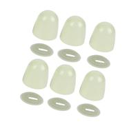 PANGBOER Cubierta de Asiento de Inodoro Brillante autoadhesiva, Tapas universales para Pernos de Inodoro, Cubiertas Decorativas para Pernos de Resistencia, Accesorios, Cubiertas para Suelo